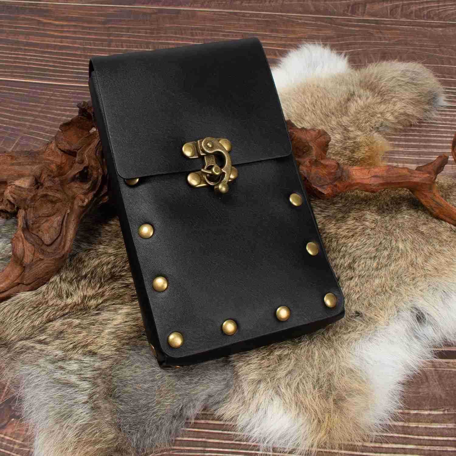 Belt Pouch Coin Purse Skirt Hike Set Medieval Festival Costume Halloween Accessories Casual Fanny Pack Waist Bag 1BlackW250912