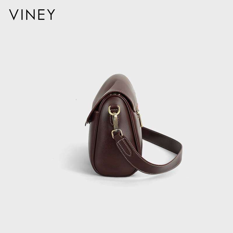 VINEY Women 2025 New Summer Messenger Large Capacity Genuine Leather Women's Shoulder Pillow Bag