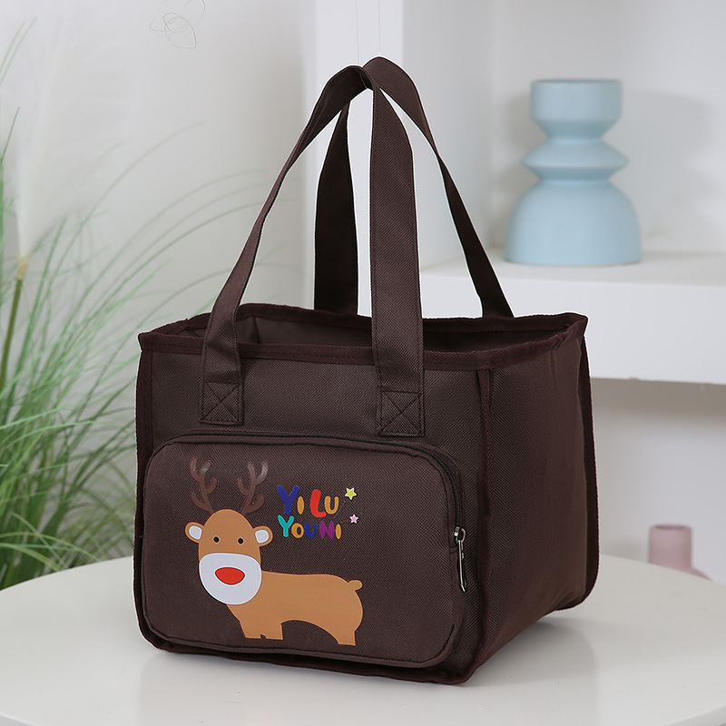 Large Capacity Simple Office Worker Student Versatile Luxury Bag Lunch Box Free Shipping Bag Office Worker Bento Bag Designer Bag Thickened Insulated 