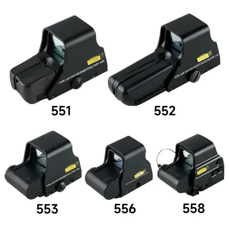 553 558 551 Collimator Tactical Red Dot Sight Holographic Reflex Collimator Scope for Airsoft Hunting Rifles C250912