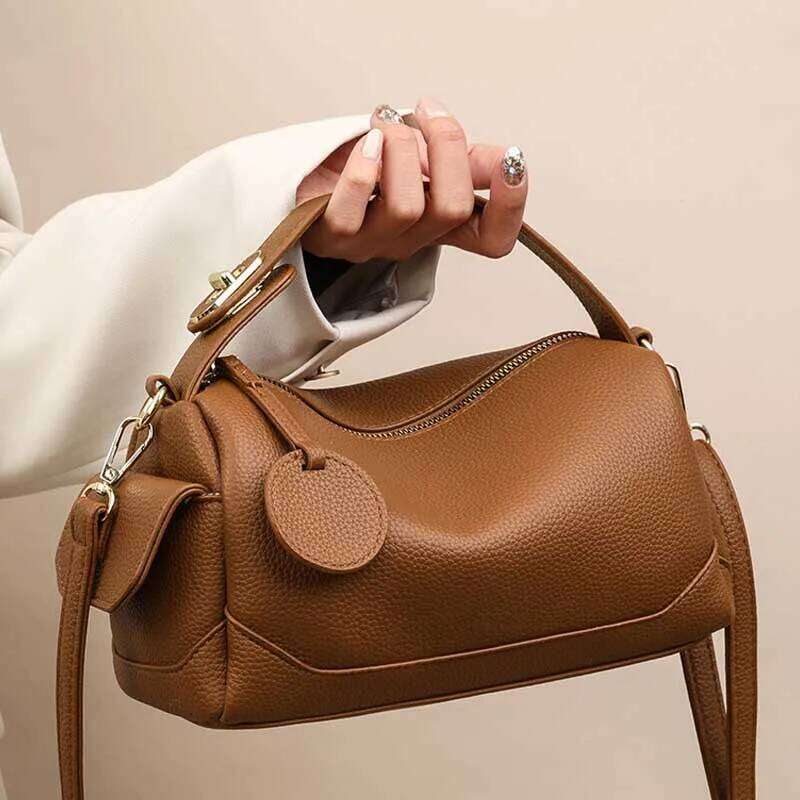 Women's Bags Fashion PU Leather Top Carrying Handbags Multi Pocket Design Multifunctional Crossbody Tote Shoulder Bag