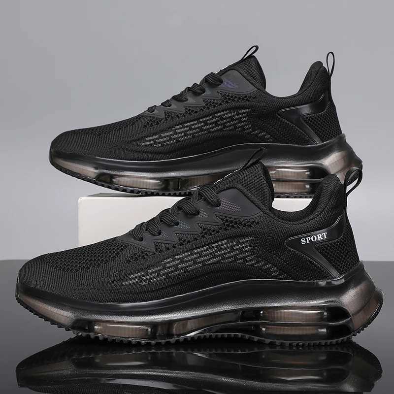 2025 New Casual Mens Fashionable Air Cushion Flat Shoes Breathable Lightweight Sports Shoes Suitable for Running and Walking W250912