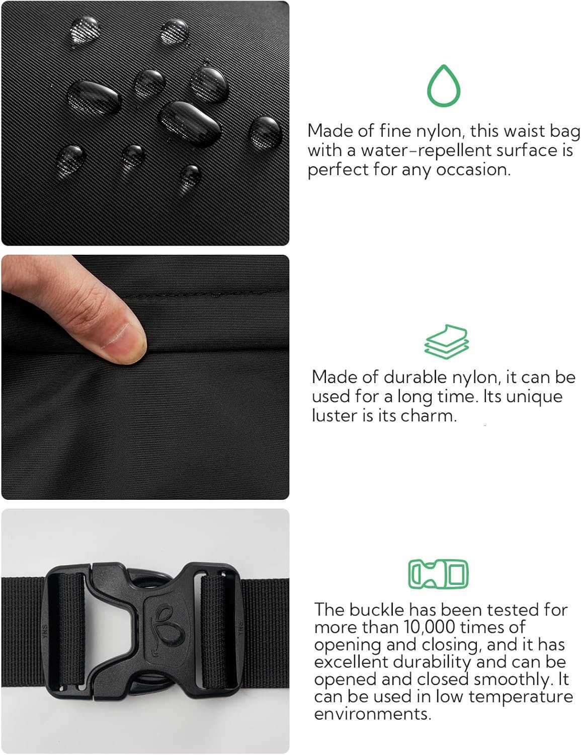 Fanny Pack Waist Packs Large Crossbody Fanny Packs for Women Men with 5 Zipper Pockets Adjustable Strap Waist Bags Hip Pack for Traveling Cycling Runn