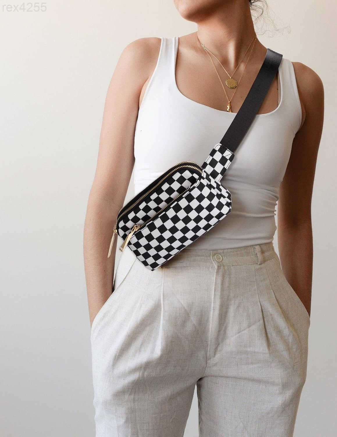 Fanny Pack for Women Crossbody Trendy Fashion Belt Purse Chest Waist Hip Bumbag for Outdoor Shopping Travel HikingW250912