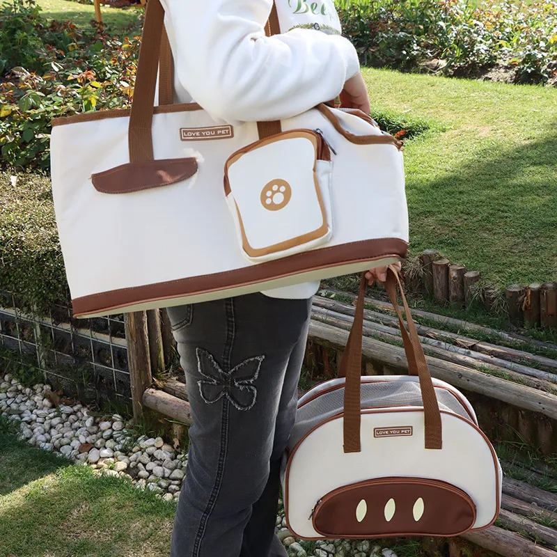 Pet carrier for small cats over 9 LBS Soft side small dog travel carrier Foldable carrying bag Sturdy transport carrier for long distance travel Pet B