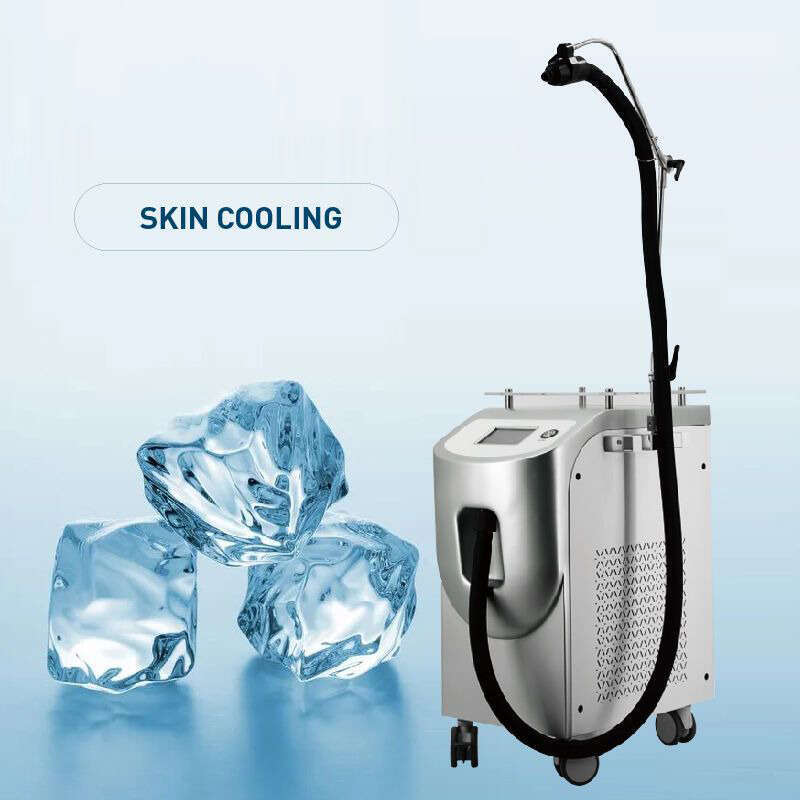 Chiller Cryo 6 Therapy Cold Air Skin Cooling Machine For Laser Treatment Zimmer Cooling Machine