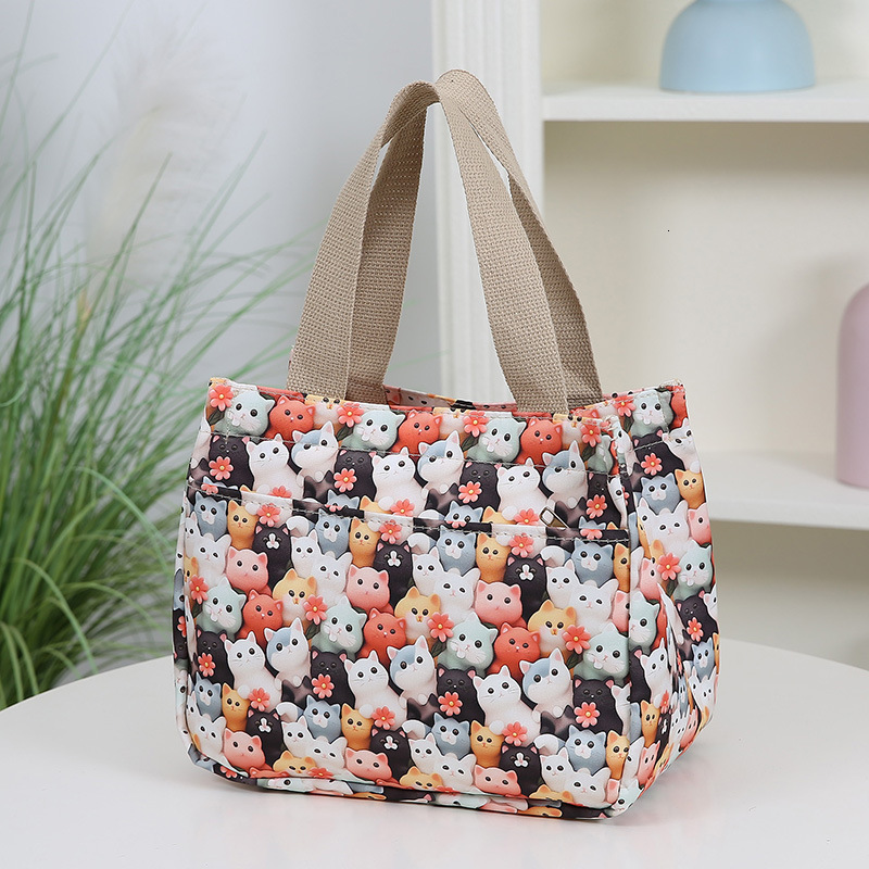 New Cartoon Kitten Designer Bag Portable Mommy Bag Free Shipping Retro Fashion Handbag For Outings Luxury Bag And Carrying Miscellaneous Items