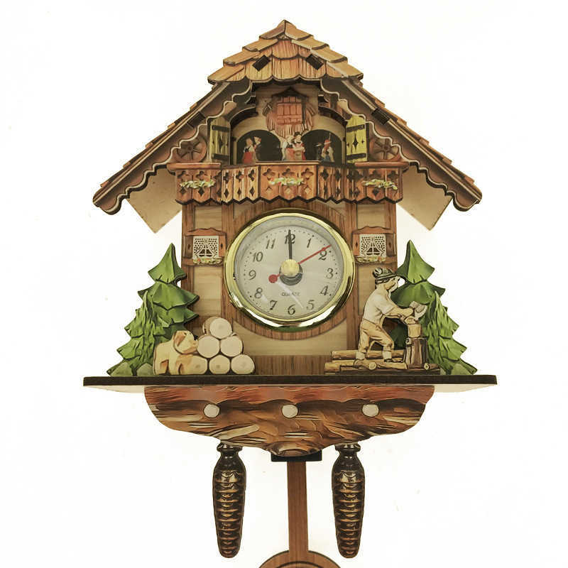 Nordic wall clocks, cuckoo clocks, alarm clocks, retro clocks, wooden living room clocks, watches, batteries, electronics S25912