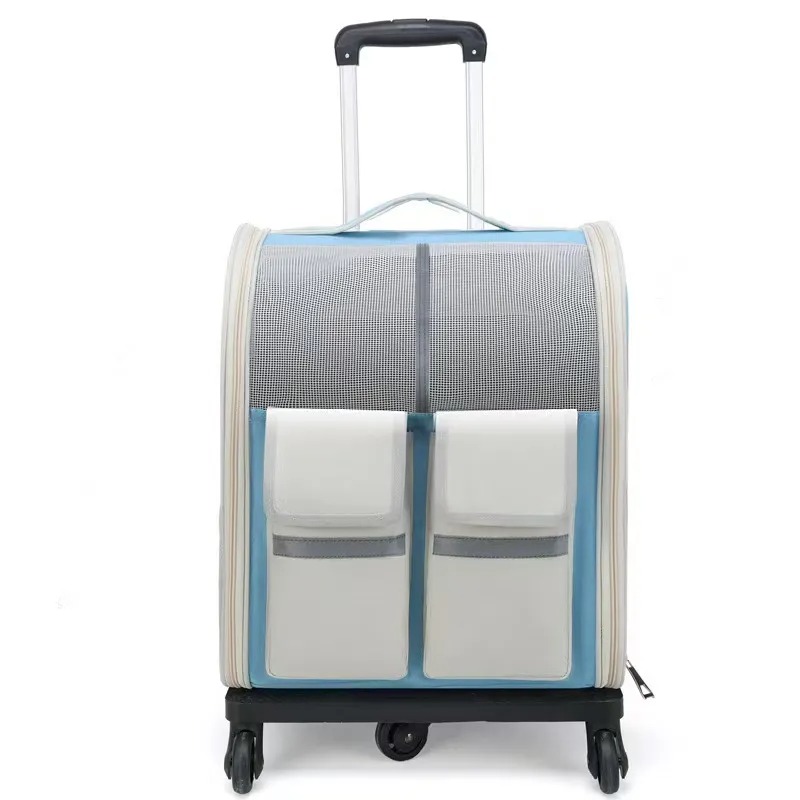 Pet backpack suitcase for delivery, cat outdoor travel suitcase Pet Box multi-purpose dog luggage, wholesale