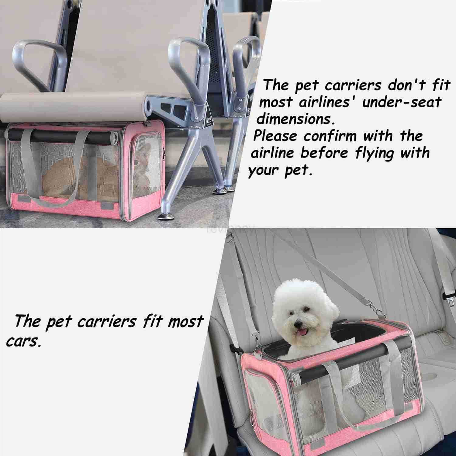 Dog SoftSided Carriers Cat SoftSided Carriers Dog Carriers Cat Travel Carrier Dog Travel Bag Reptile Carrier Squirrel Carrier Guinea Pig carrierLarge 