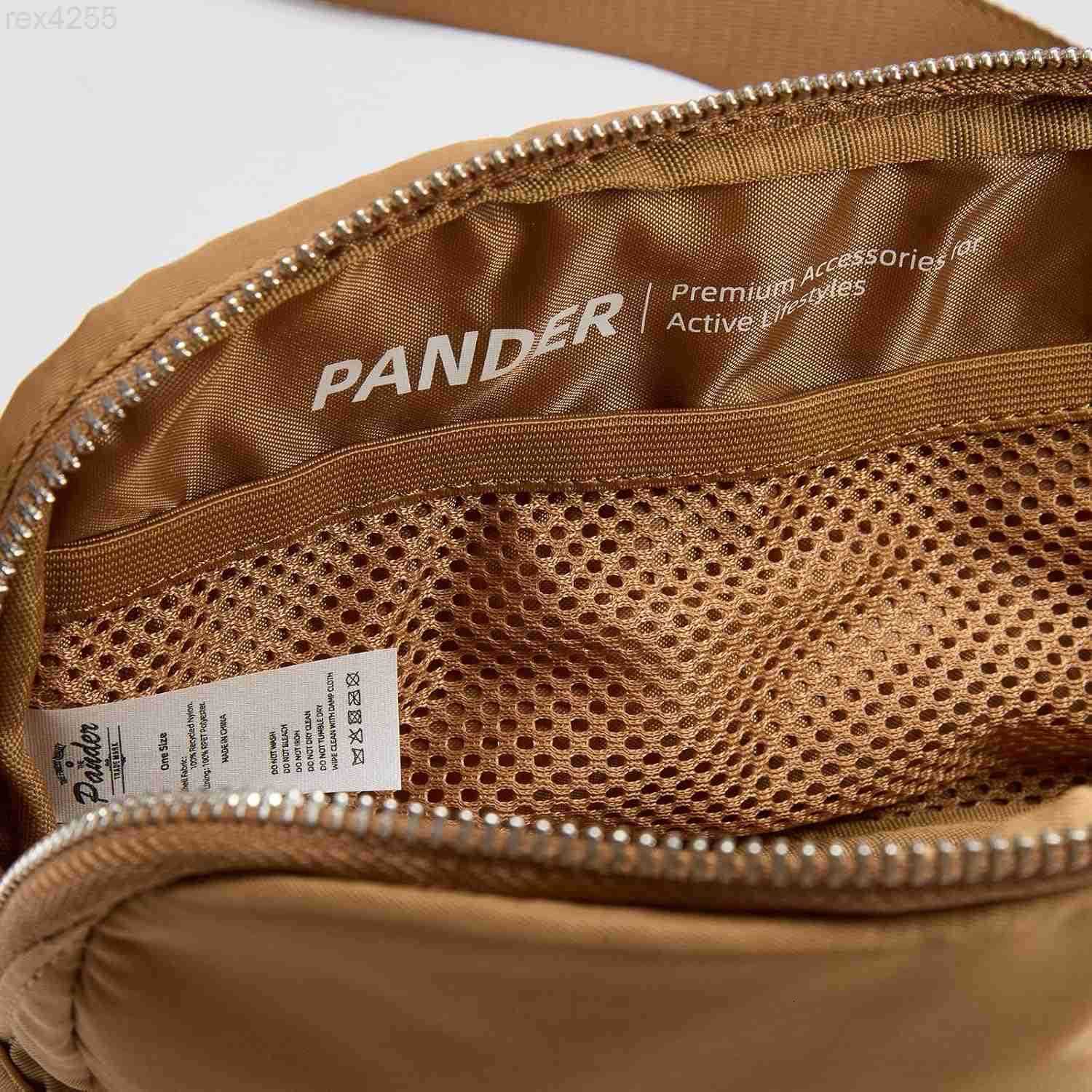 Pander Unisex Belt Bag Fanny Pack for Women with Adjustable Strap Small Waist Pouch for Workout Running Traveling HikingW250912