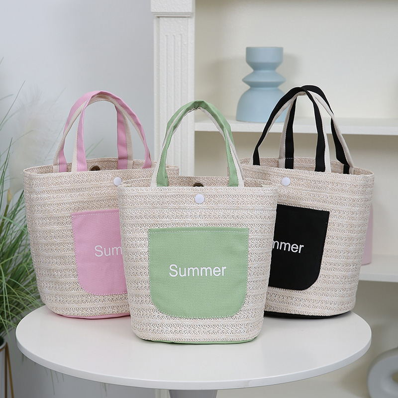 Trendy Women S Bag Free Shipping New Fashion Woven Shoulder Bag Winter Fashion Luxury Bag Straw Designer Bag Casual Tote Handbag
