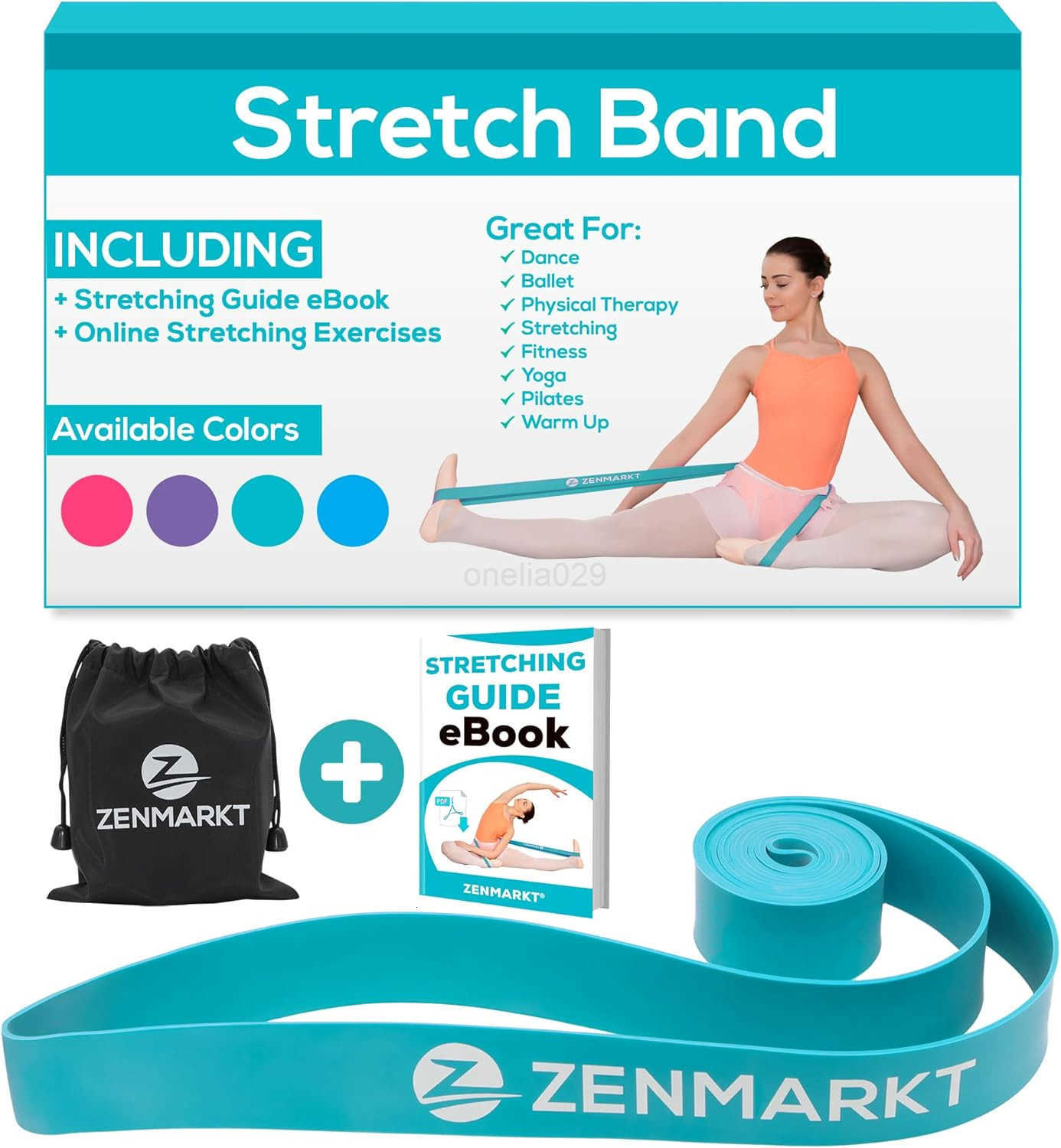 Ballet Stretch Bands for Flexibility and Strength Stretch Bands Ideal to Have as Dance Equipment in Every Competition Suitable for Gymnastics Cheerlea