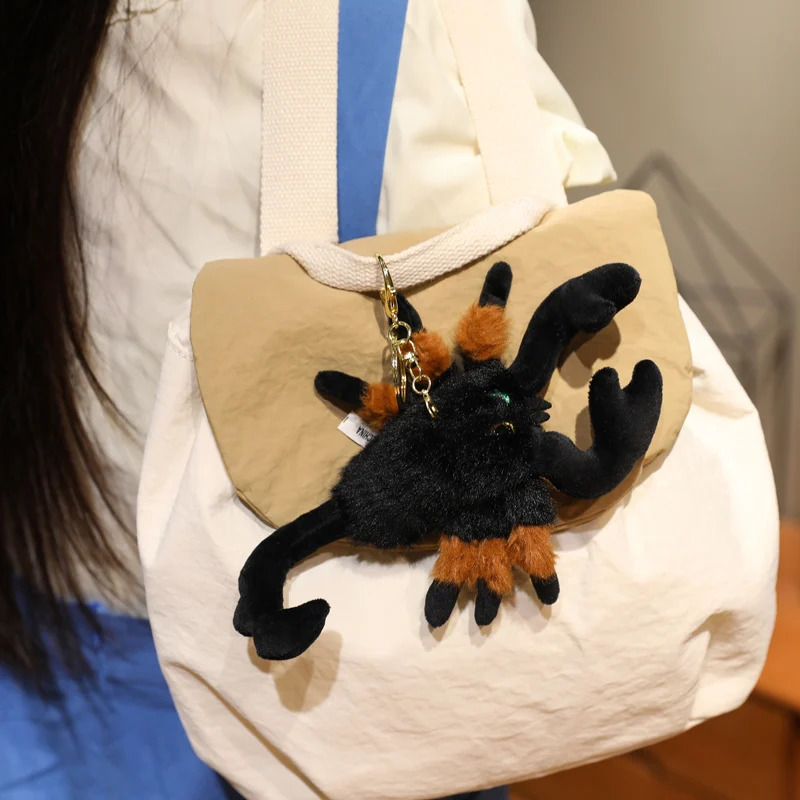 Cute Scorpion Plush Toy Lifelike Scorpion Plush Pendant Soft Creeping Trick Toy Adventure Enthusiast Gift Halloween Decor 250912