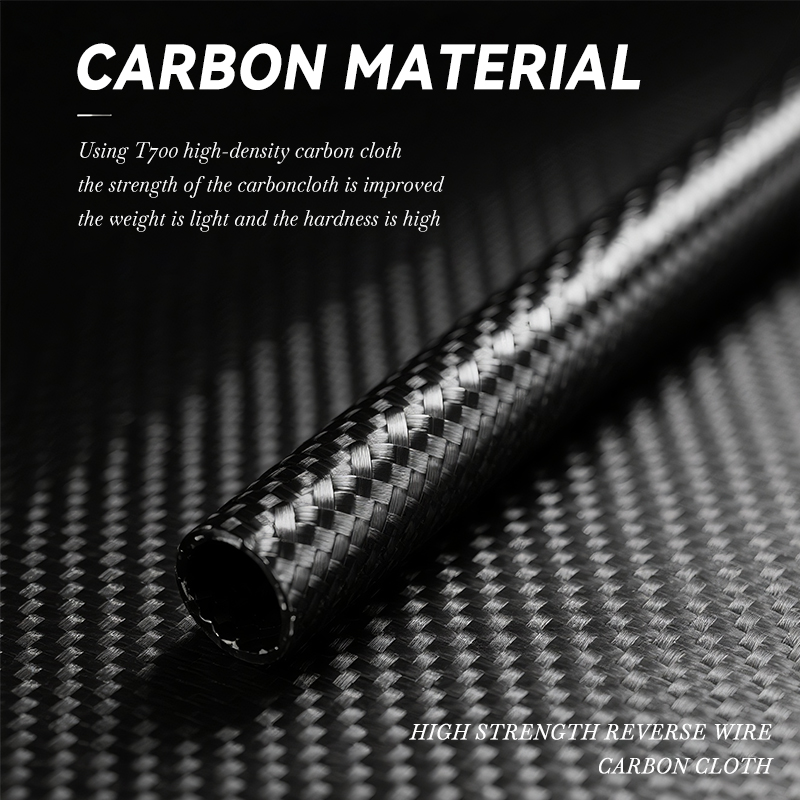 OKHEALING 1/2 Split Pool Cue Billiard Stick Carbon Fiber Billiard Cue 12.9mm Bakelite Tip Uni-loc / 3 Teeth Joint Length 1474mm/58inch Weight 20oz, Gr