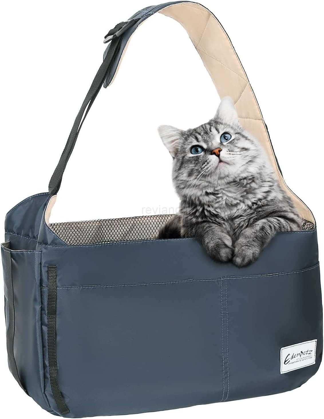 Comfort Light Slings Travel Shoulder BagPet Dog Cat Carrier for Small AnimalsBlueW250912
