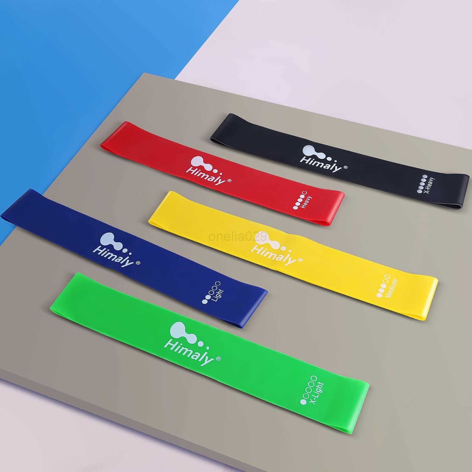 AntiBreak Resistance Band Elastic Exercise Band Hand and Ankle Straps Indoor and Outdoor Fitness Portable Resistance Band Whole Body Exercise W250912