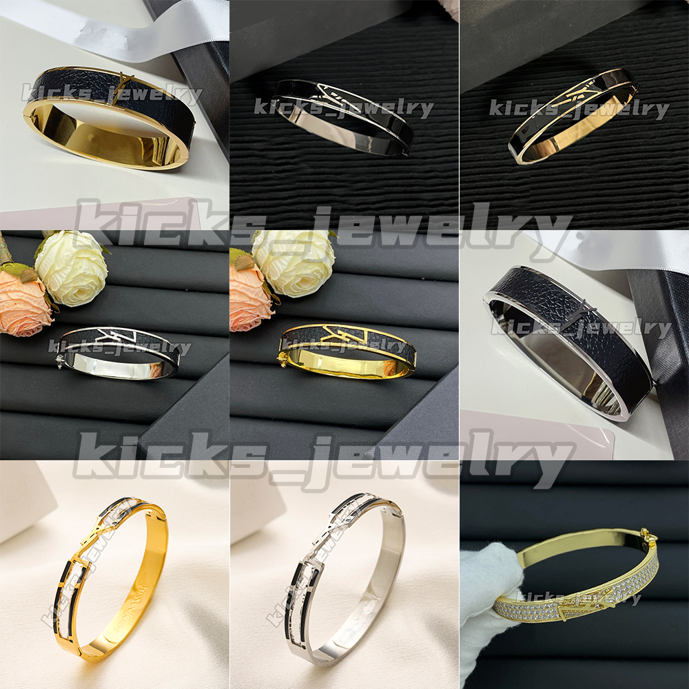Fashion classic bracelet designer bracelet luxury letter bracelet suitable for women's bracelet diamond bracelet non-fading bracelet birthday party gift