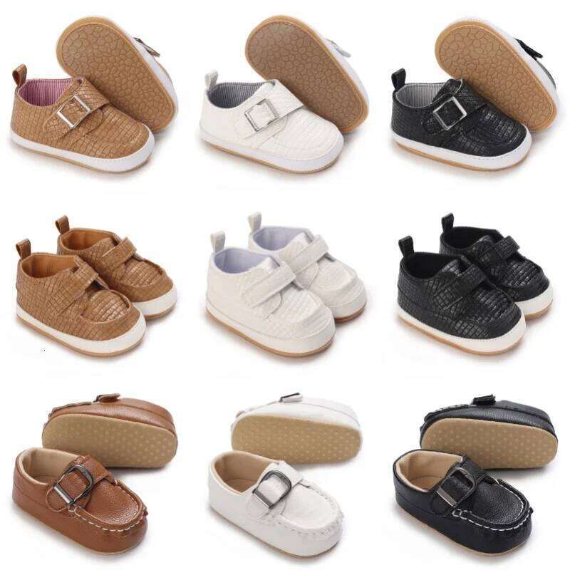 Boys Fashionable Classic Casual Lazy Comfortable Rubber Sole Anti slip Baby Walking Shoes