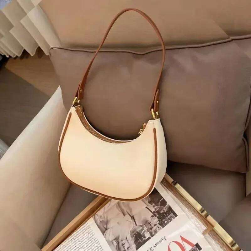 Women Designer Clutch Handbags Solid Color Leather Underarm Shoulder Bag Casual Female Shopper Tote Hobos Bags