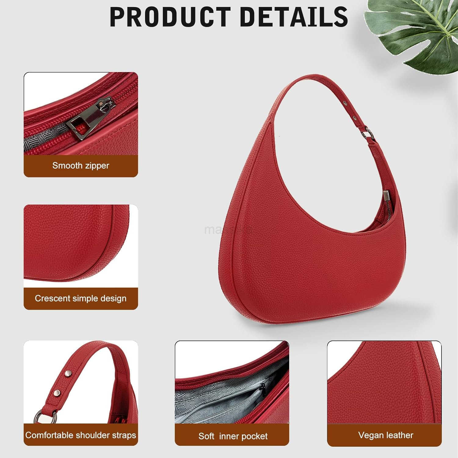 Shoulder Bag For Women Trendy Vegan Leather Shoulder Bag For Womens With Top Handle Bag Going Out Bag M250912