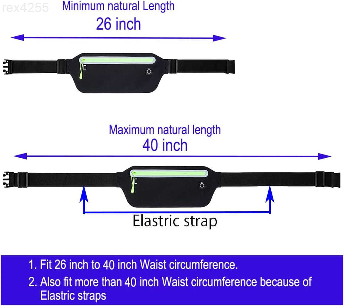 Running BeltSlim Running Fanny Pack Waterproof Runner Workout Exercise Phone Waist Pack Belt Pouch Bags for Women Men iphone GymW250912