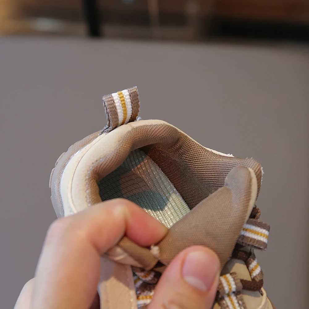 Autumn Sport Shoes For Children PU Leather Ergonomics Baby Boys Girls Sneakers Softsoled Toddler Shoes For Kids Sneakers Y250912