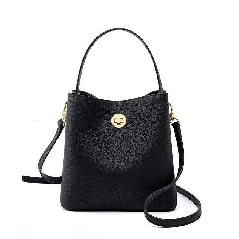 Autumn And Winter New Bucket Shoulder Crossbody Large Capacity Handbag Women's Bag B5