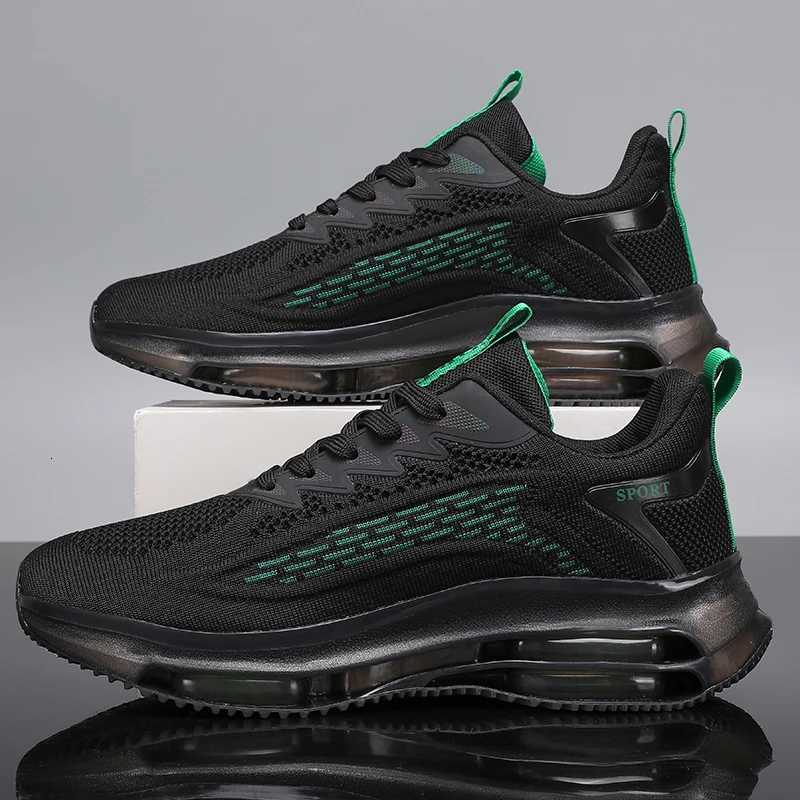 2025 New Casual Mens Fashionable Air Cushion Flat Shoes Breathable Lightweight Sports Shoes Suitable for Running and Walking W250912