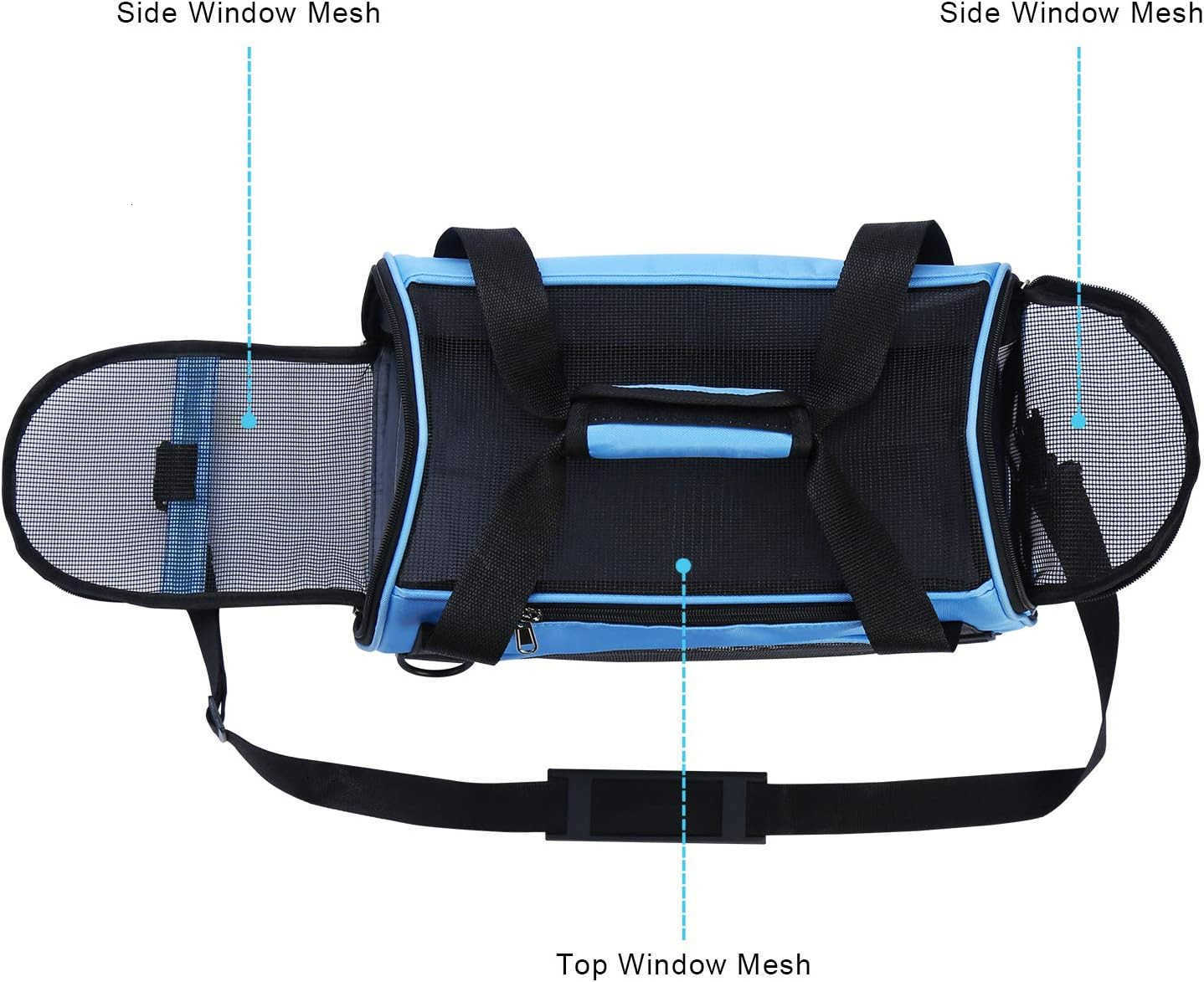 Cat Carrier Airline Approved Pet CarrierSoftSided Pet Travel Carrier for Cats Dogs Puppy Comfort Portable Foldable Pet BagAirline ApprovedW250912