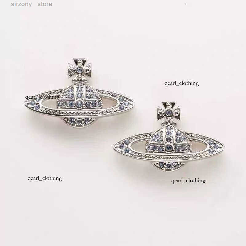 Viviane Necklace Trend er High Version Same Full Diamond Vivianne West Wood Jewelry Celebrity Minimalist Earrings Female Viviane Bracelet 9F5 Z250911