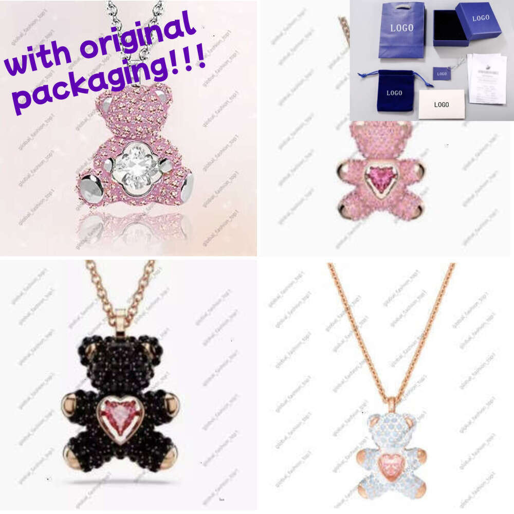 swarovksi necklace Diamond necklace women Designer necklace crystal collarbone chain Pendant alloy Stainless lady jewelry for party wedding nice gift 222