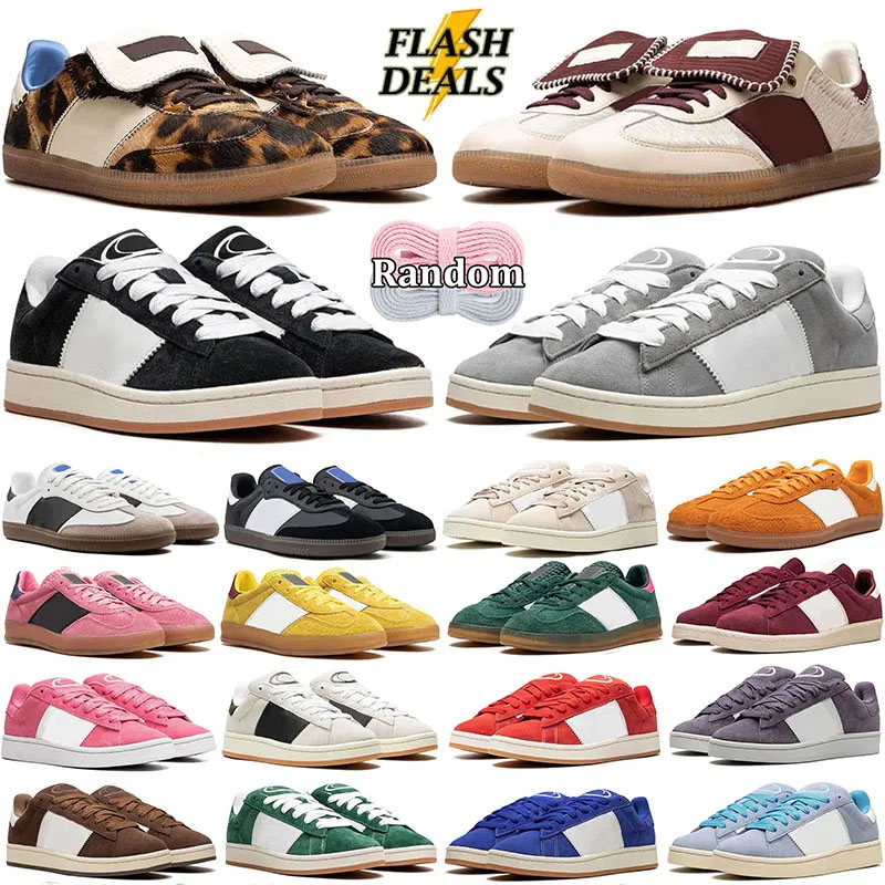 designer casual shoes leopard print vegan Black White Gum Nylon Silver leather Red cream mens womens trainers outdoor sport sneaker