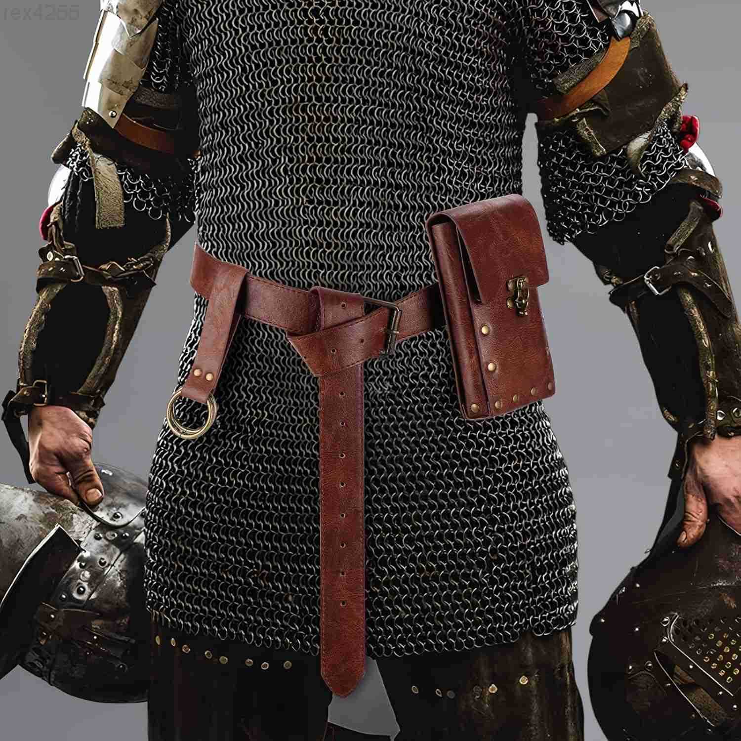 Belt Pouch Waist Bag Pouch Skirt Hike Medieval Bag Ren Faire Costume Accessories for HalloweenW250912