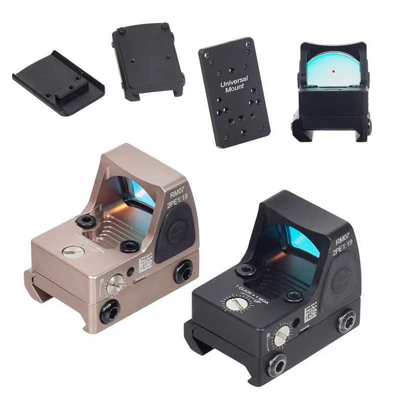 US Warehouse SR Mini RM Red Dot Sight Collimator Rifle Reflex Sight Scope fit 20mm Rail For Airsoft Hunting Rifle C250912