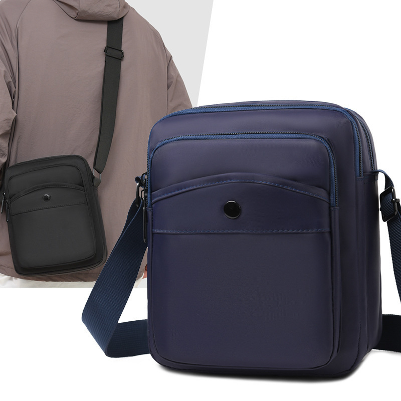 Free Shipping New Men S Large Capacity Single Shoulder Crossbody Handbag Korean Fashion Luxury Designer Bag Bag Trendy Multi Purpose Bag