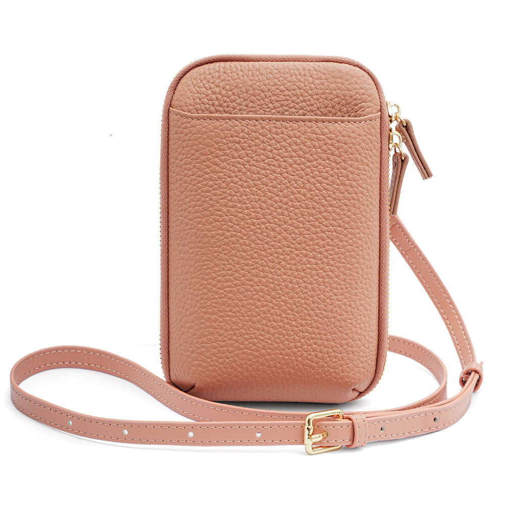 Trendy for Women, Genuine Leather Small Ladies Bag, Top Layer Cowhide Phone Crossbody Bag designer wallet B5