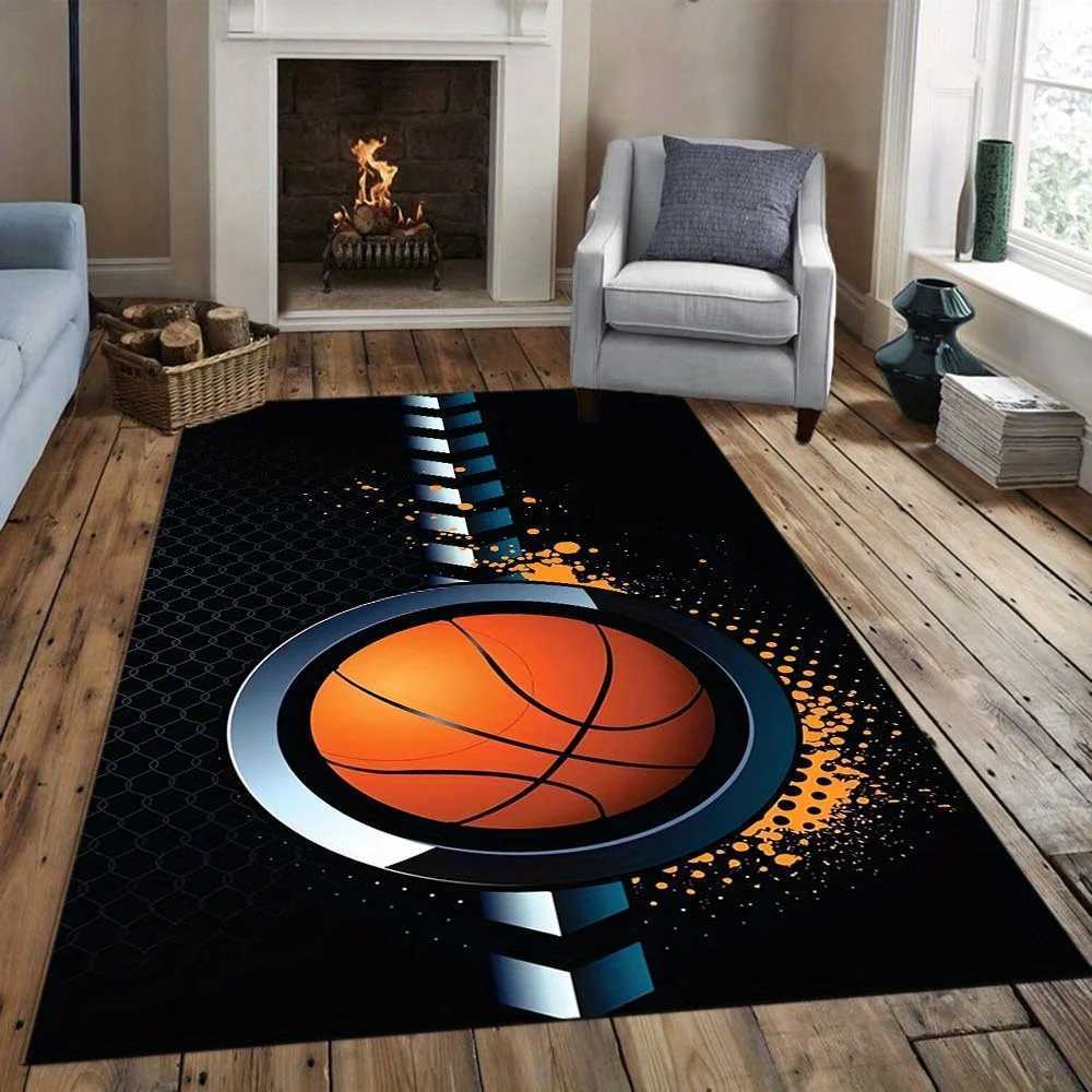 Basketball Rug Sports Fan Gift Bedroom Decor Playroom Accessories basketball carpet C250912