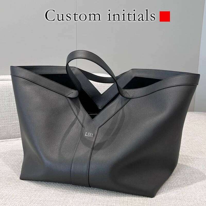 Custom Initials Oversize Tote Bags For Women Designer Handbags Purses 2025 New In PU Large Capacity Top Underarm Shoulder
