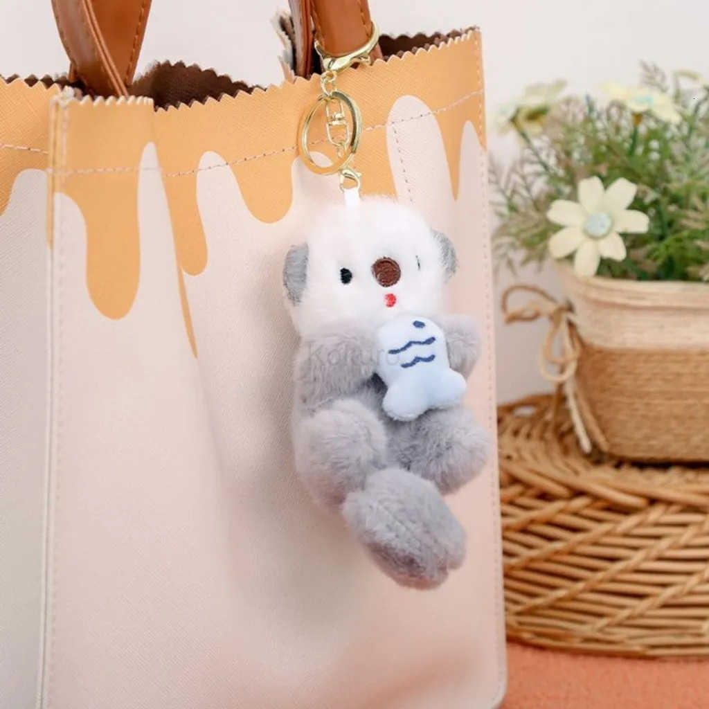 Plush Minake Keychain Cartoon Cute Minake Plush Doll Bag Pendant Friend Gift M250912