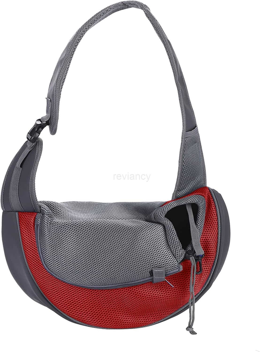 Dog Pet Sling Carrier Puppy Cat Sling Mesh Carrying Bag Adjustable Strap Breathble Small Dog Cat Satchel Carrier Hand Free Safe Front Backpack Soft Fo