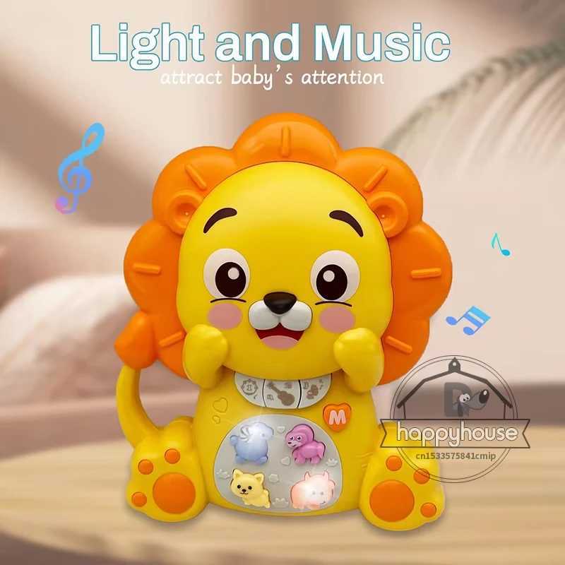 Musical Toys for Toddlers Kora Elephant Lion Baby Piano Light Up Musical Toys Baby Girl Toys Toddler Early Education Baby Toys C250912