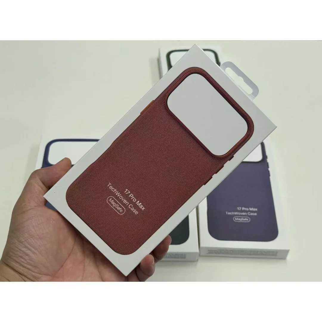 Magnetic An TechWoven Case For iPhone 17 Pro Max 17pro 17 Air Cases Wireless Charging With Box H250912