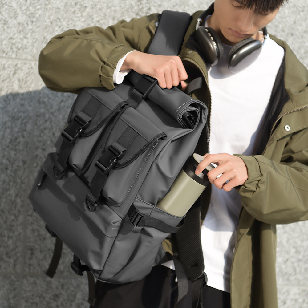 Designer Bag Cycling Luxury Bag Backpack Trendy Functional Laptop Backpack Waterproof Expandable School Bag Men S Free Shipping Commuting Multi Pocket