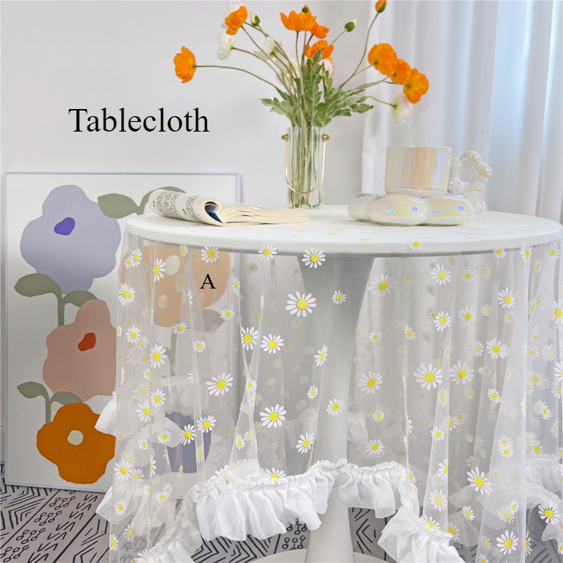 2025 Pastoral Dessert Table Mat Decorative Lace Tablecloth Accessories A01