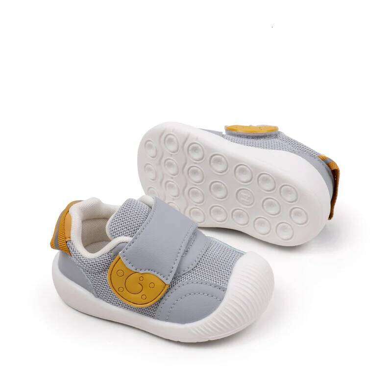 Boys Girls Spring and Fall Cartoon Cute Baby Sneakers Soft Rubber Bottom Non-slip Breathable Walking Shoes
