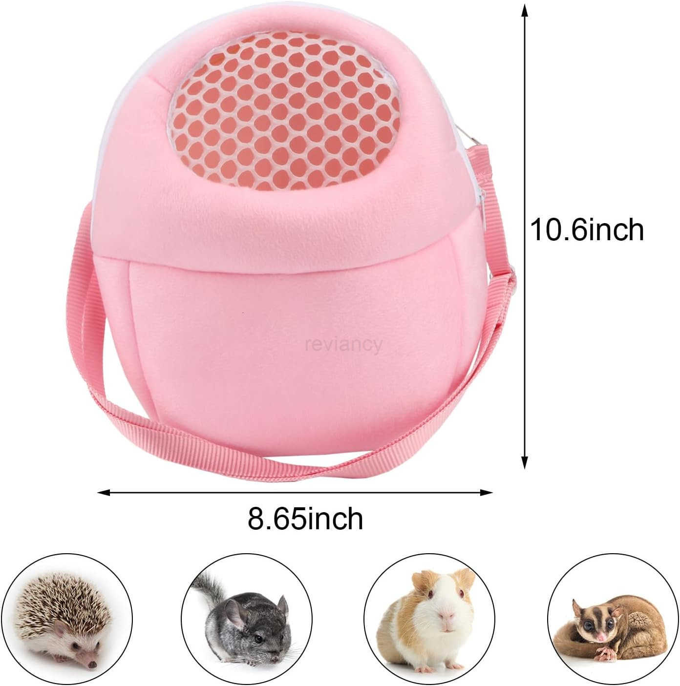 Pet Carrier Bag Pet Sling Carrier Backpack Portable Travel Backpack Breathable Outgoing Bag bonding Pouch for Small Pets Hedgehog Hamsters Sugar Glide
