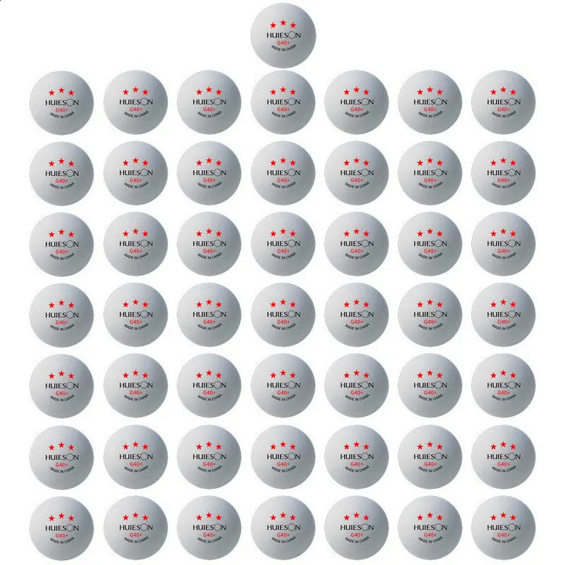 HUIESON 3 Star Ping Pong Balls G40 ABS Plastic Table Tennis Training Ball 40mm 28g for Robot Multiball 250912