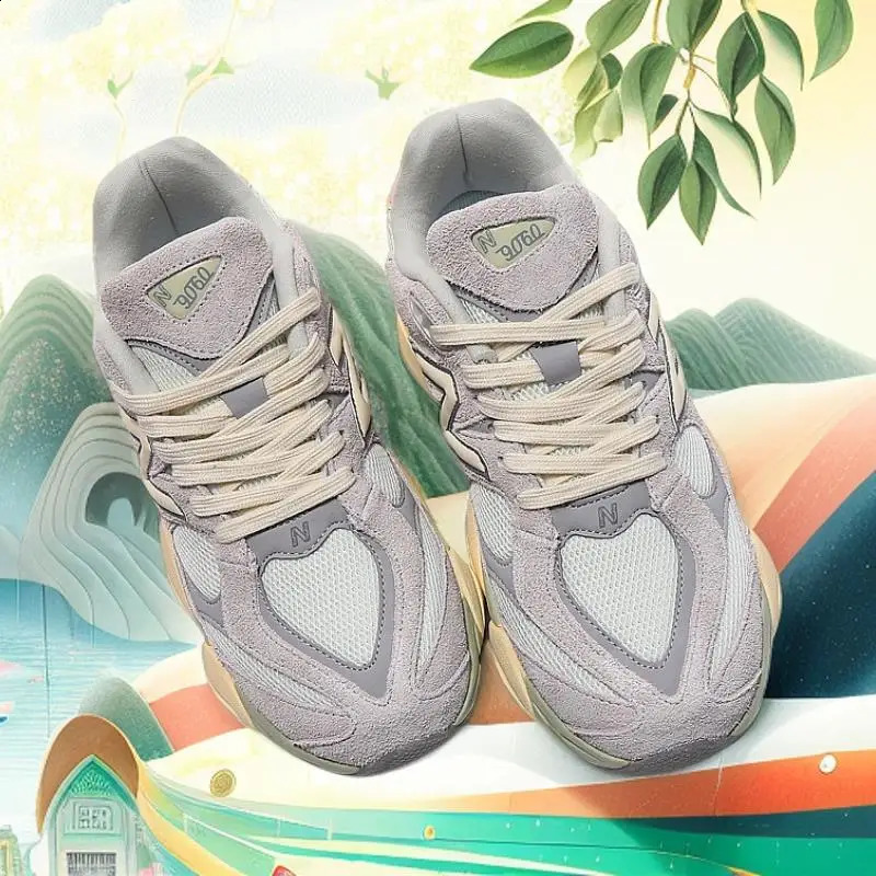 Camping wearresistant odorresistant breathable cushioned student running shoes mens shoes womens shoes 9060 250911