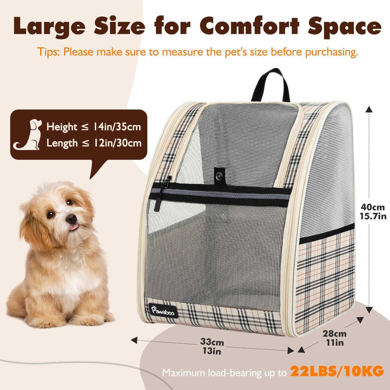 Cat Carrier Backpack Pet Carrier Backpack for Kitties Small Dogs Puppies Breathable Cat Bag Carrier Small Dog Travel Backpack Carrier for Kitten Puppy